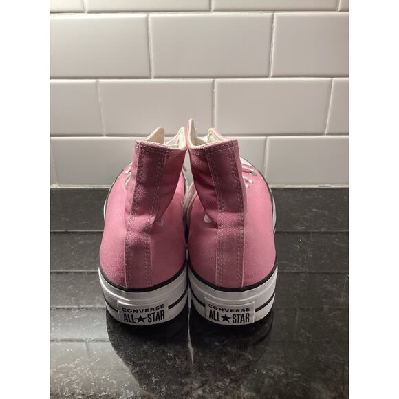 Converse Ctas Chuck Taylor All Star Lift Platform High Top Sneakers Pink Size 9 - Picture 6 of 11